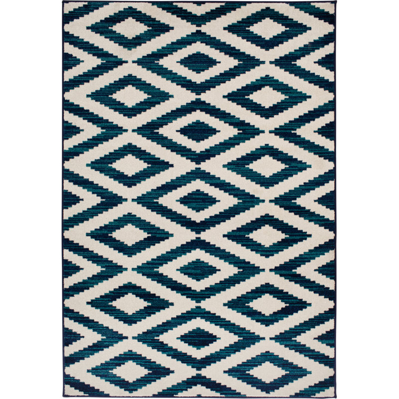 Tapis intérieur / extérieur gris Pryor, Rectangle 5 pi x 7 pi 3 po