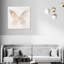 Golden Butterfly Glimmer, Champagne Butterflywings - impression sur toile-71090444-71090453