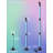 54" LED Corner Floor Lamps with Remote Control, Adjustable Height Floor Lamp