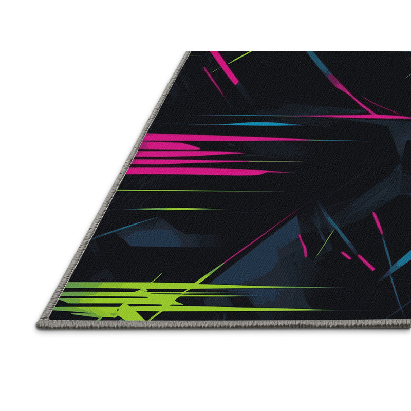 Tapis Neon Splinter, Carré 3 pi