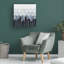 «Modern Modern and Contemporary Soft Blue Hexagons On Canvas» par Elisabeth Fredriksson-93519556