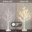 Arbre illuminé, bouleau avec lumières à DEL, arbre artificiel pré-éclairé avec minuterie, arbre central pour décorations de Noël, arbre de table illuminé-2077733863