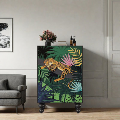 Armoire décorative rétro française écologique