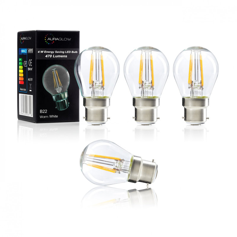 4W Ba22d/Bayonet Cap LED Globe Light Bulb