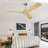 60" Ceiling Fan without Light, with Remote Control-88202016-88202018