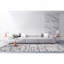 Tapis tissé argenté Manhattan-901372341