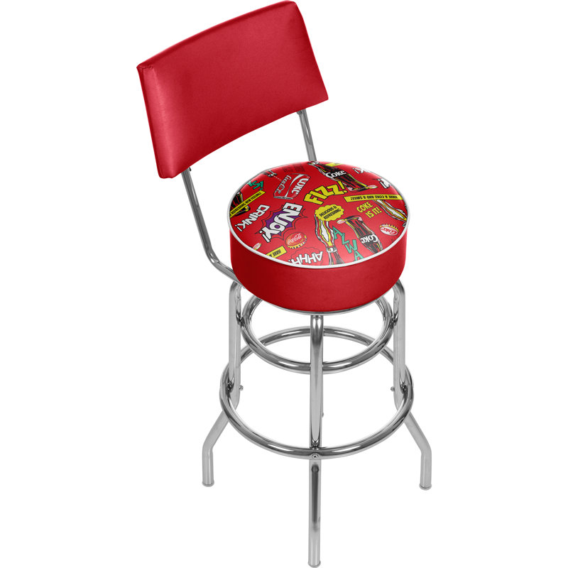 Swivel Upholstered Counter Stool