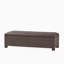 Banc de rangement en osier PE