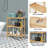 3 Tier Bamboo Shelf Storage Organizer Rack Toilet Utility Shelves Standing Shelf Units For Bathroom, Living Room, Kitchen