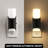 Candle Style LED Night Light, 3000K Crylinder Nightstand Wall Lights