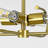 Raventon Home 4-Light Industrial Brass Pendant Light