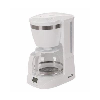 Brentwood White 10-Cup Coffee Maker