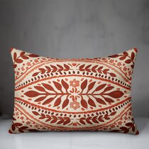 Inyahome Decorative Orange Throw Pillow Covers Pack of 1/2 Boho