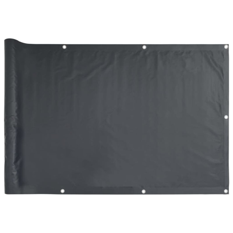 Tissu Oxford Vidaxl, Anthracite, L 236,2 po x P 47,2 po