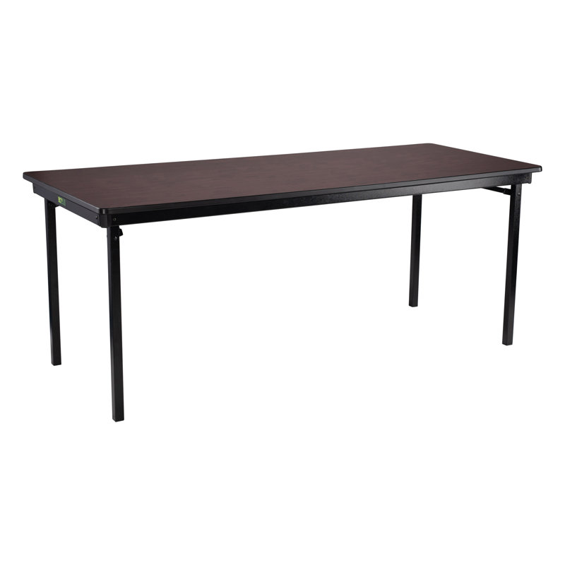 Table de banquet pliante MSFT Series Max Seating, H 29 po x L 48 po x P 36 po, Acajou