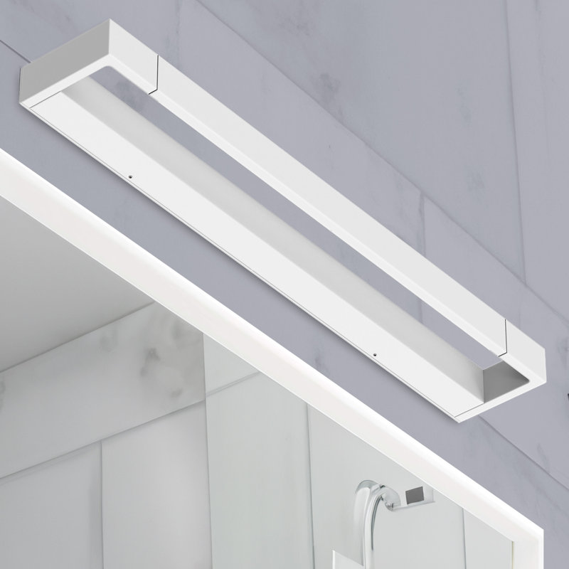 LED Linear Vanity Fixture – Adjustable Light Temperature (3000K/5000K/6000K), 90-Degree Rotatable Front Panel, Energy-Efficient Modern Design – Ideal for Bathrooms & Vanities - Irmgard 