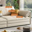 Canapé modulaire kaki en polyester-931190859-931190861