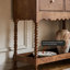 Buffet en bois massif brun noisette