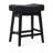 Upholstered Counter Stool with Solid Wood Frame-615244722