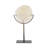 Polystone Coral Textured Decorative Sculpture with Bronze Stand