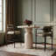 Tabouret de bar en cuir taupe Serava-129631237