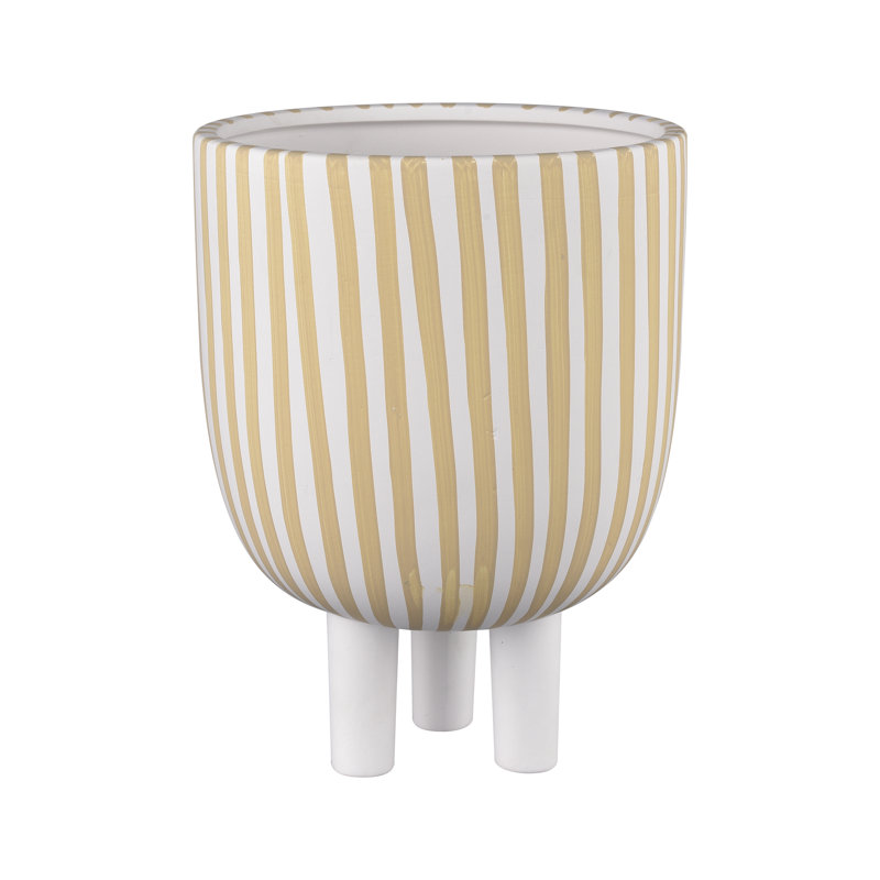 Vase Paetin, Blanc, À rayures