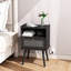 Table de chevet en bois massif Birdsall-86870244
