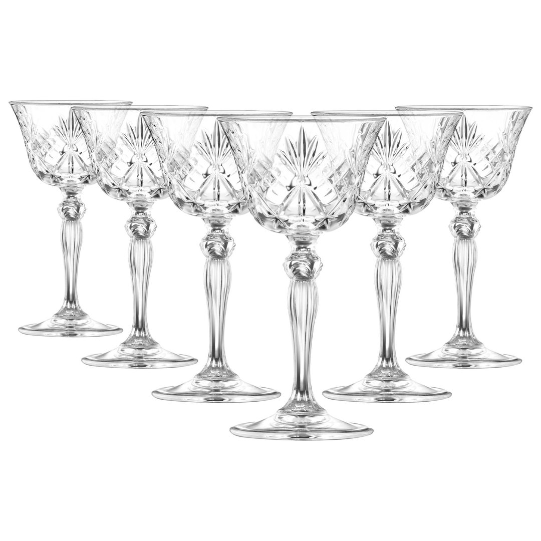 RCR Crystal Melodia Glass Champagne Saucers - 160ml
