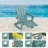 4-in-1 Multifunctional Folding Adirondack Rocking Chair with Retractable Ottoman-1731022297