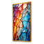 «Opalescent Abstract Fractal Glass relief III», impression d'art mural fractal-818725018-852389851