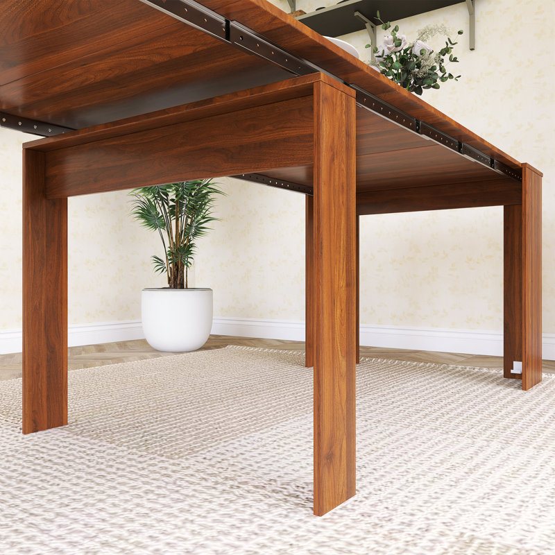 Multifunctional Extendable Console Table, Walnut