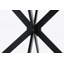 Extendable Round Dining Table (43" To 54") - Space-Saving Dining Table With Sturdy Metal Legs,For Small Apartment/Living Room, 4-6 Seater Multi-Functional Kitchen Room Dinner Table