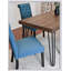 Arroyo 7-Piece Dining Set, Hairpin Dining Table with 6 Cross-back Chairs for Modern and Comfortable Dining-605092184