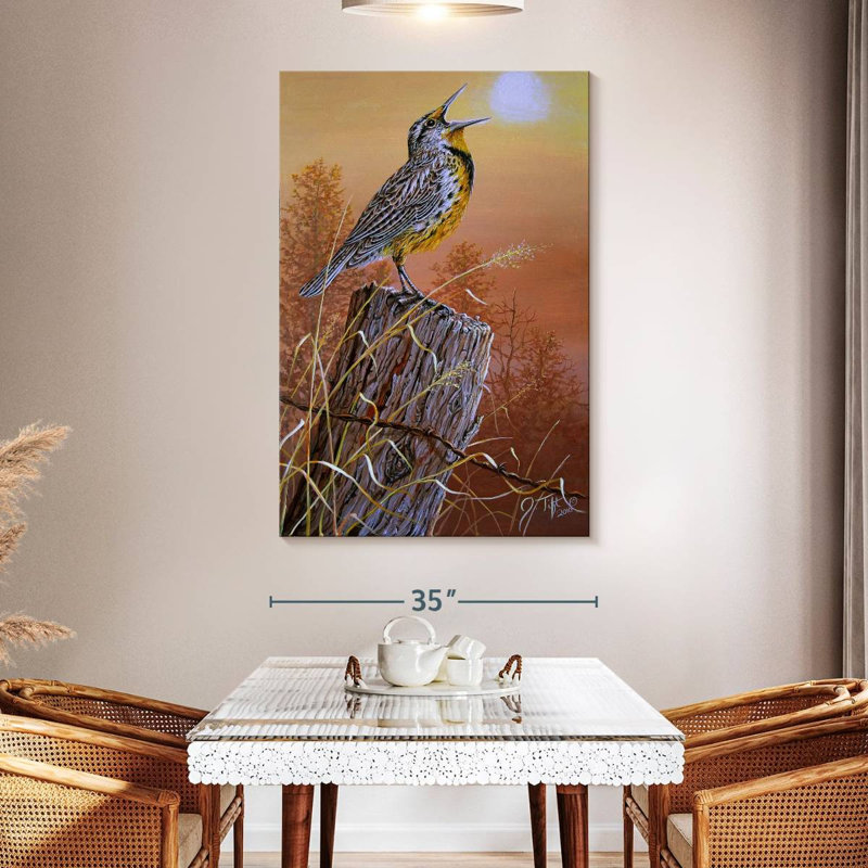 Brampt Meadowlark, 51" H x 34" W