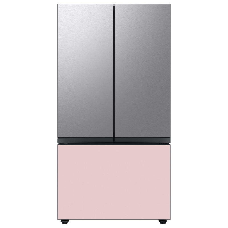 Samsung 24 cu. ft. Smart Bespoke 3-Door French-Door Refrigerator with Customizable Panel Colors and AutoFill Water Pitcher in Custom Panel-Ready