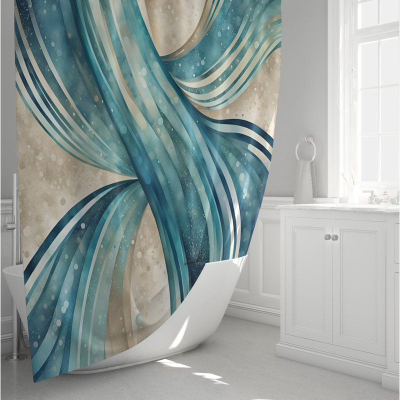 Rideau de douche Sayara, H 93 po x l 70 po