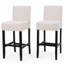 Fabric Barstool with Solid Wood Frame-157070171