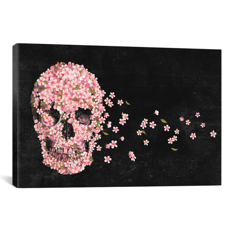 « a magnifique deces », impression sur toile tendue, H 8 po x l 12 po x P 0,75 po
