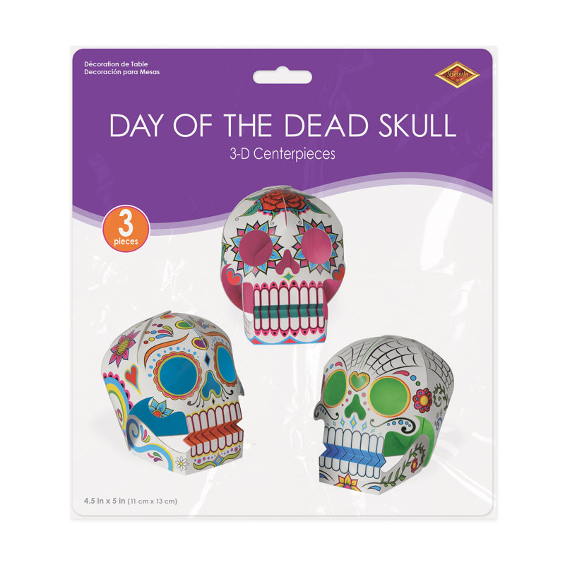 Paper Day Of The Dead Centerpieces
