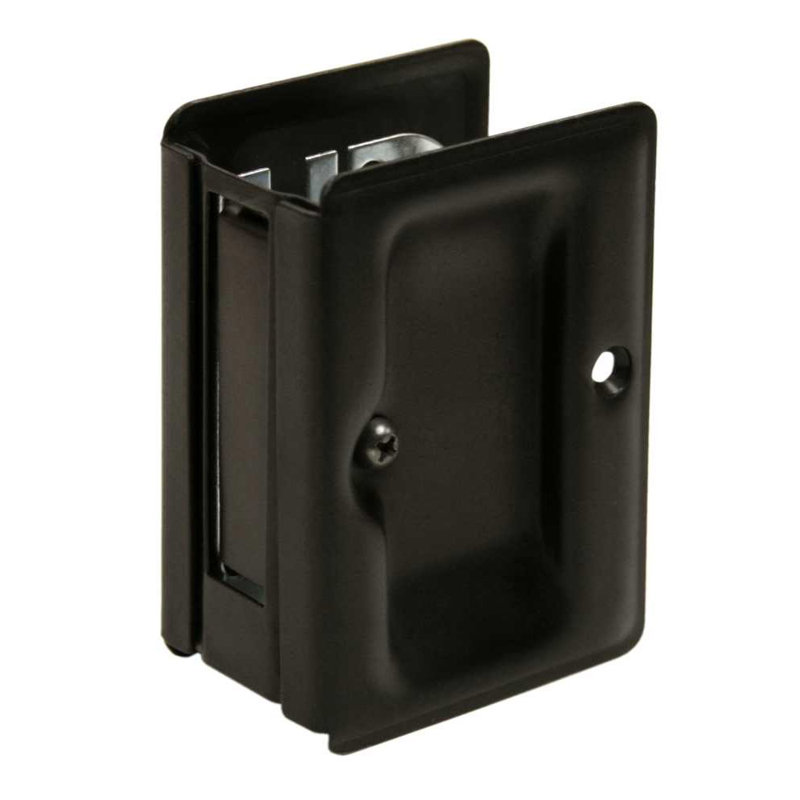 Brass Pocket Door Hardware, Oil-Rubber Bronze