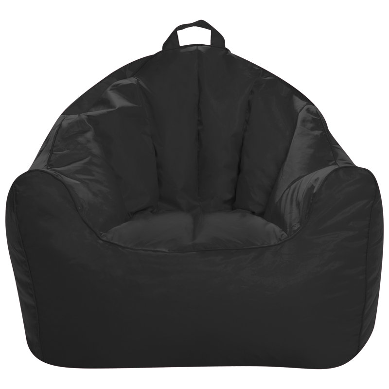 Bean Bag Chair Structured Seat for Kids, Teens and Adults, Comfy Bean Bag Chair for Gaming, Reading and Watching TV, Malibu Lounge Chair, Multiple Colors and Fabrics