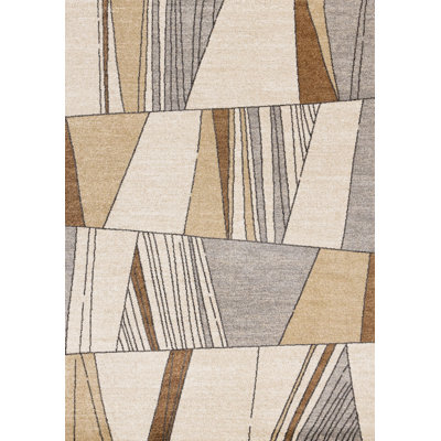 Tapis à motif géométrique Sereni Frieze