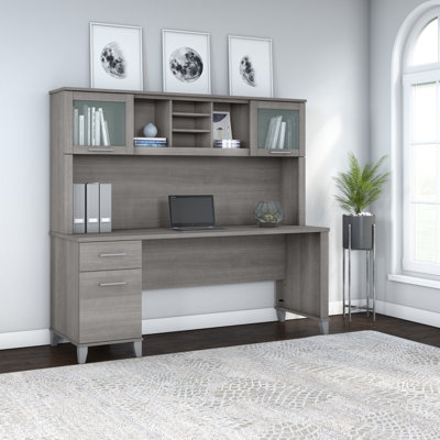 Gracie Oaks Magomed Computer Desk & Reviews | Wayfair