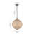 Crystal Accents Globe Sphere Pendant-842686364