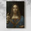 Salvator Mundi - toile tendue par Leonardo Da Vinci-608881377