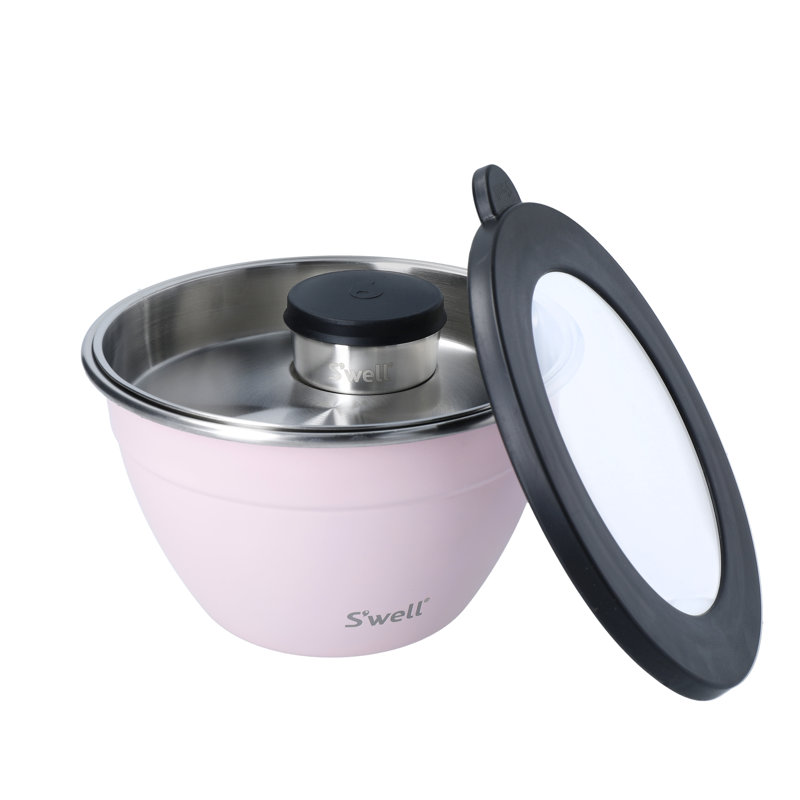 S'well Stainless Steel Salad Bowl, Pink