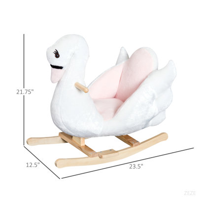 Plush Swan Rocking Horse,Rocking Horse Toy
