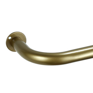 Aariel Steel Adjustable Single Curtain Rod