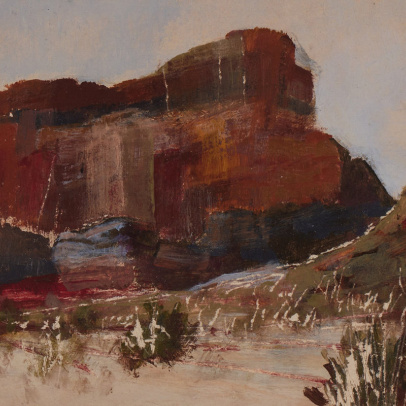 Desert I Painting by Aileen Fitzgerald
