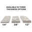Coussin de tapis antidérapant 2 pi 6 po x 8 pi avec coussin antidérapant à double surface de 1/4 po + pince en caoutchouc - Sécuritaire pour tous les planchers-129191524